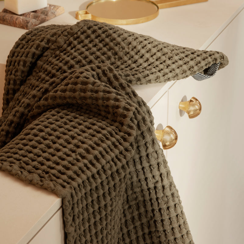 Ferm Living - Organic Badetuch | olive