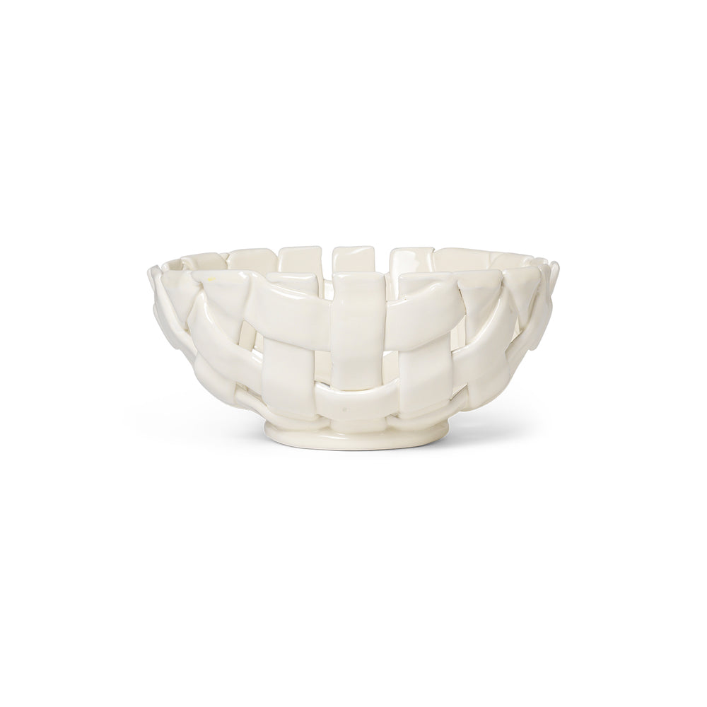 Ferm Living - Plait Schale | Ø 24 cm / off white