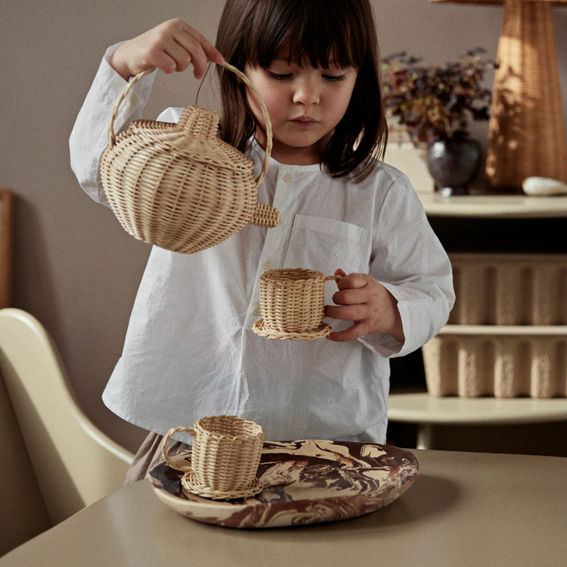 Ferm Living - Rattan Teeset