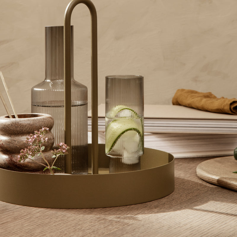 Ferm Living - Ripple Weinglas (2er-Set)