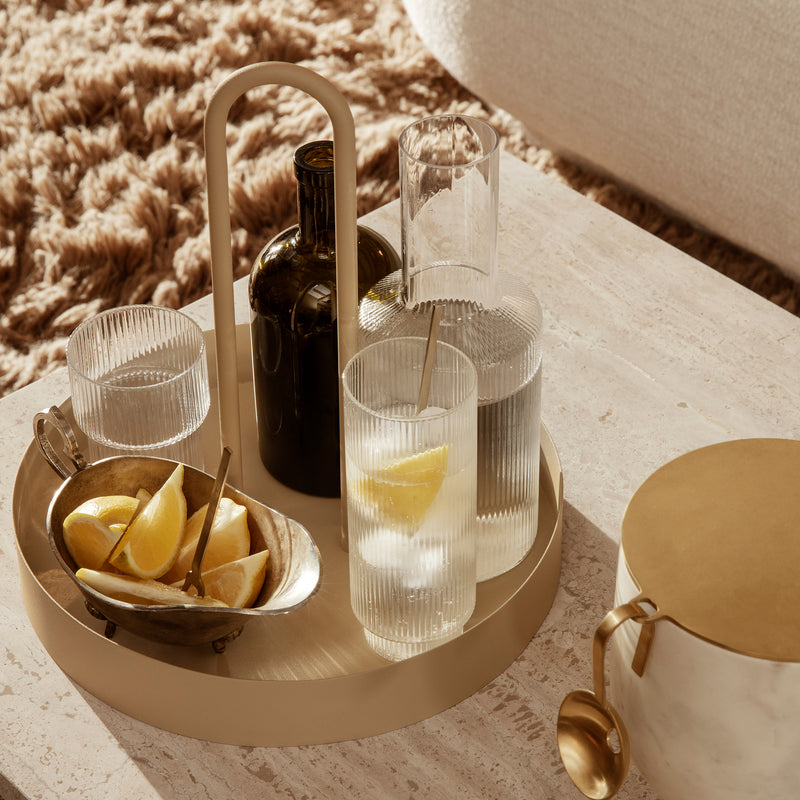 Ferm Living - Ripple Weinglas (2er-Set)