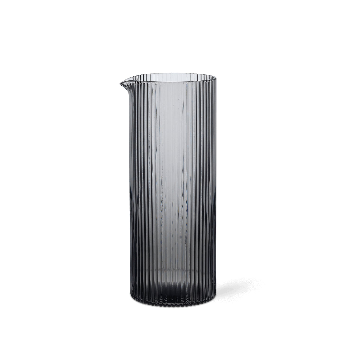 Ferm Living - Ripple Milchkaraffe | smoked grey