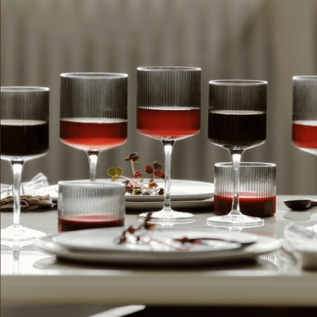 Ferm Living - Ripple Weißweinglas (2er-Set)