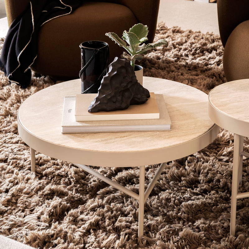 Ferm Living - Travertine Beistelltisch | groß