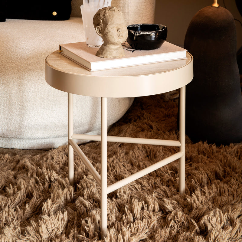 Ferm Living - Travertine Beistelltisch | klein