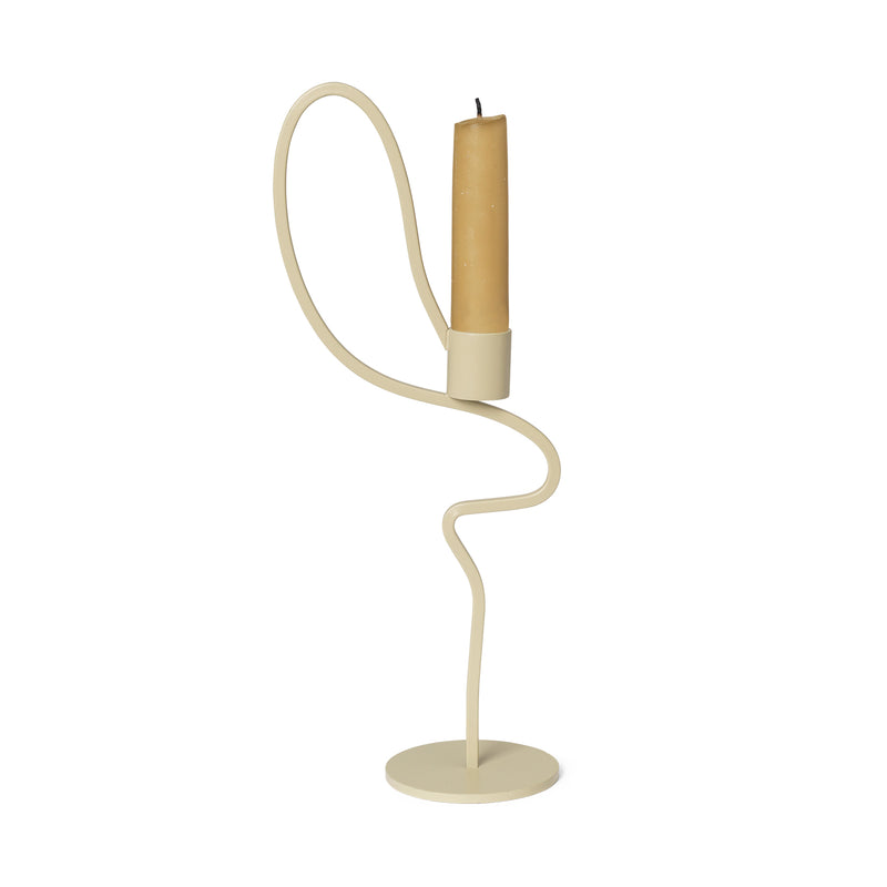 Ferm Living - Valse Kerzenständer | hoch / cashmere