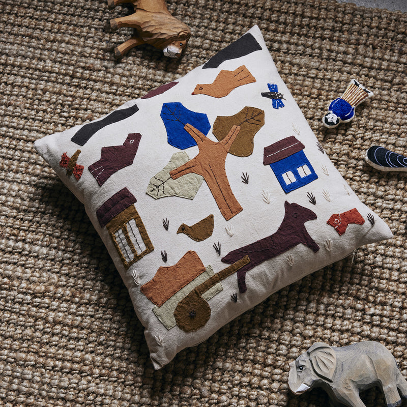 Ferm Living - Village Kissen