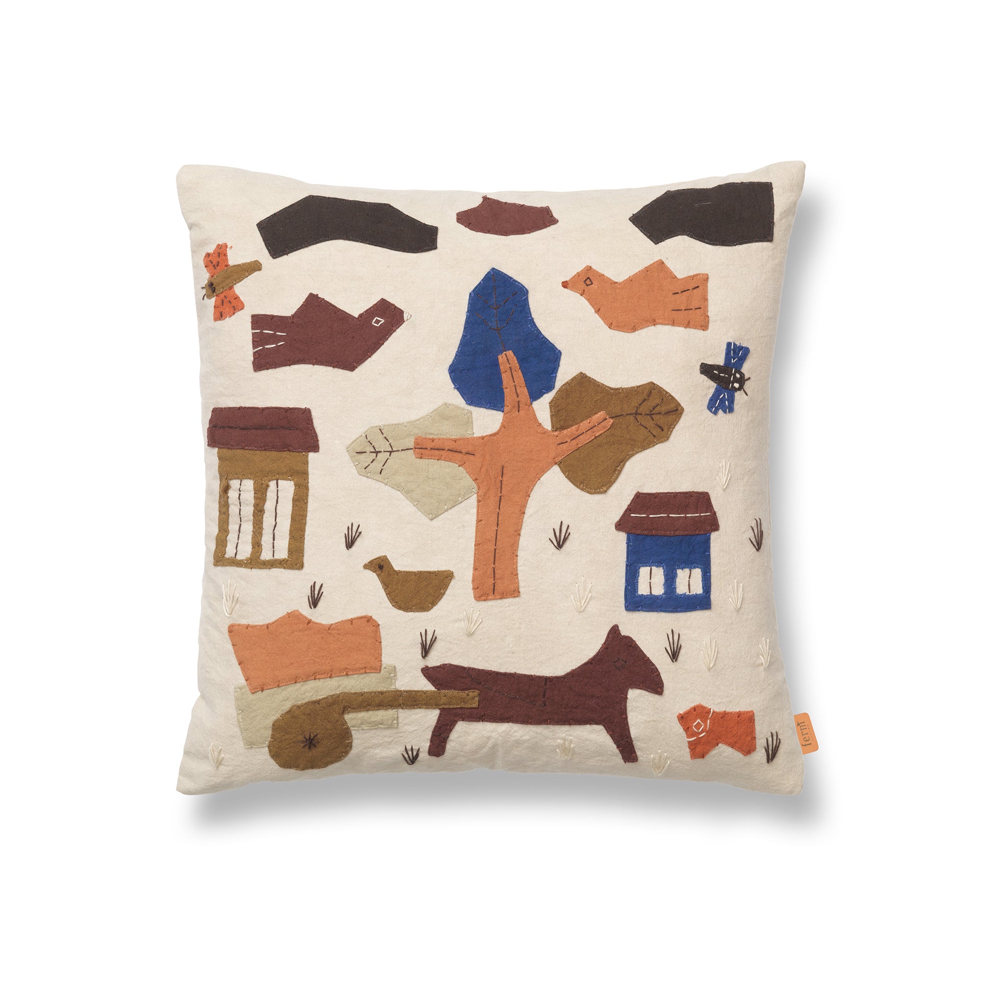 Ferm Living - Village Kissen | off-white