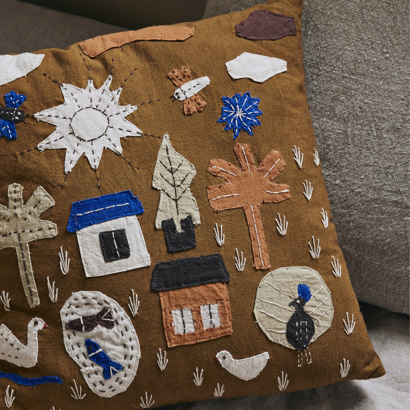 Ferm Living - Village Kissen