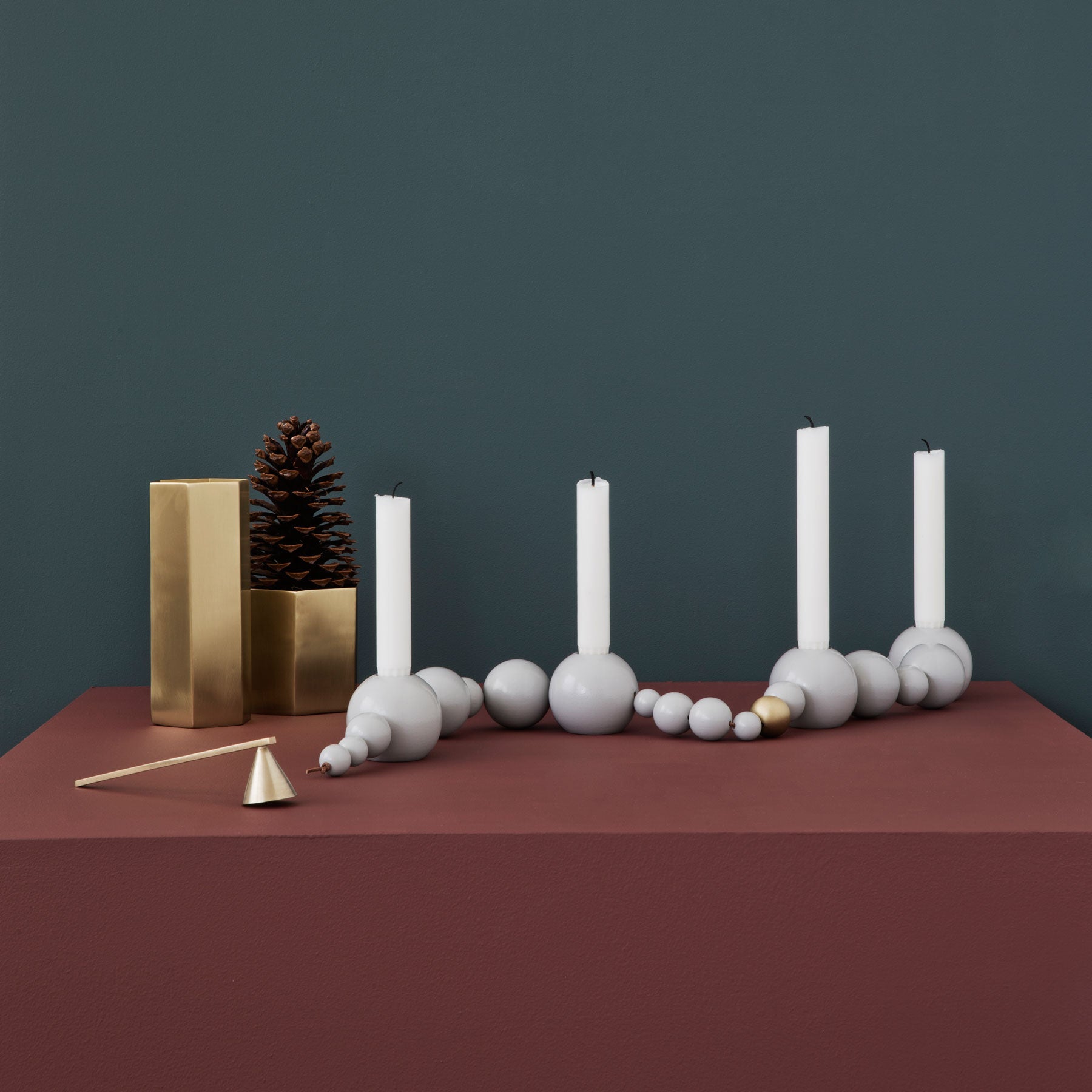 Ferm Living - Messing Kerzenlöscher