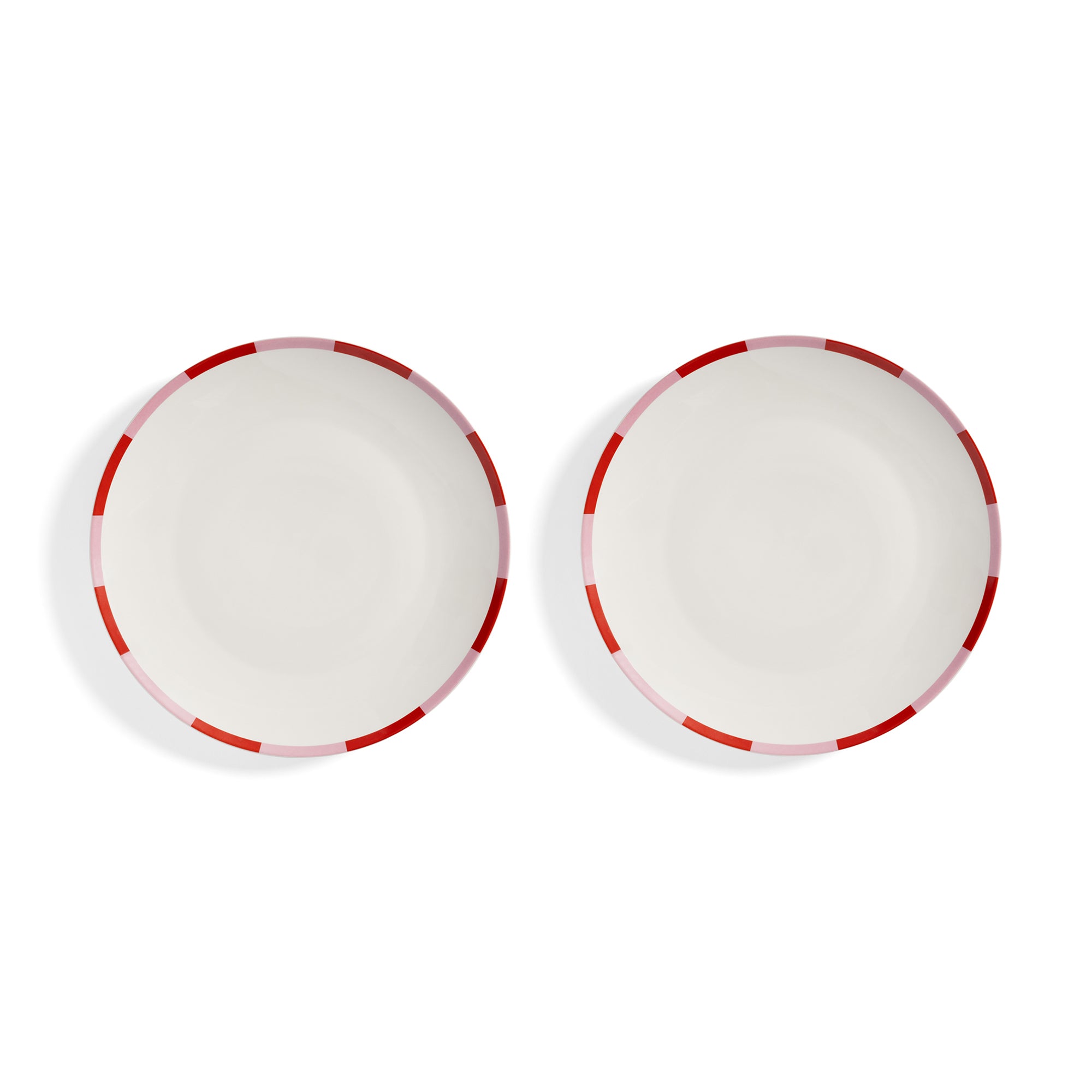 &amp;klevering - Bliss Teller | Ø 27 cm / rosa/rot
