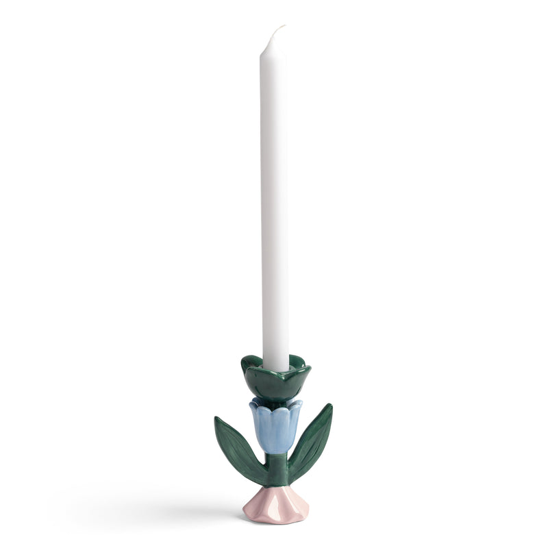 &amp;klevering - Blume Kerzenhalter