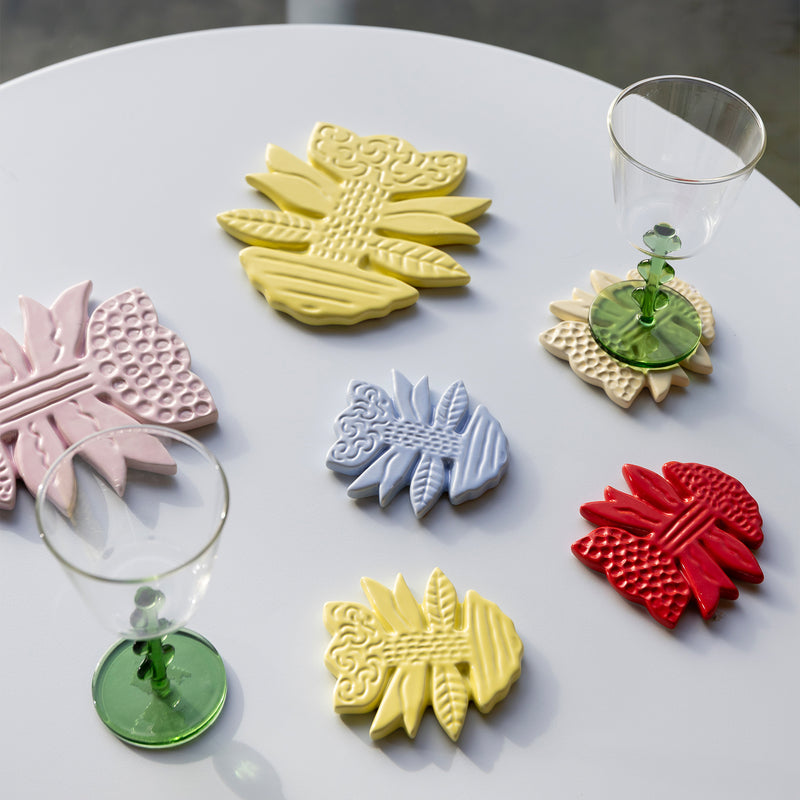 &amp;klevering - Blume Topfuntersetzer