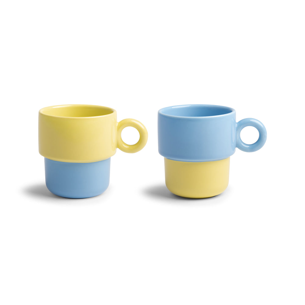 &amp;klevering - Chiquito Tassen Large (2er-Set) | blau