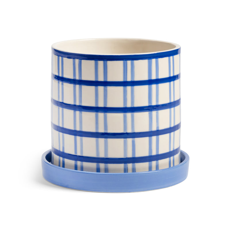 &amp;klevering - Clash Blumentopf | blue/white