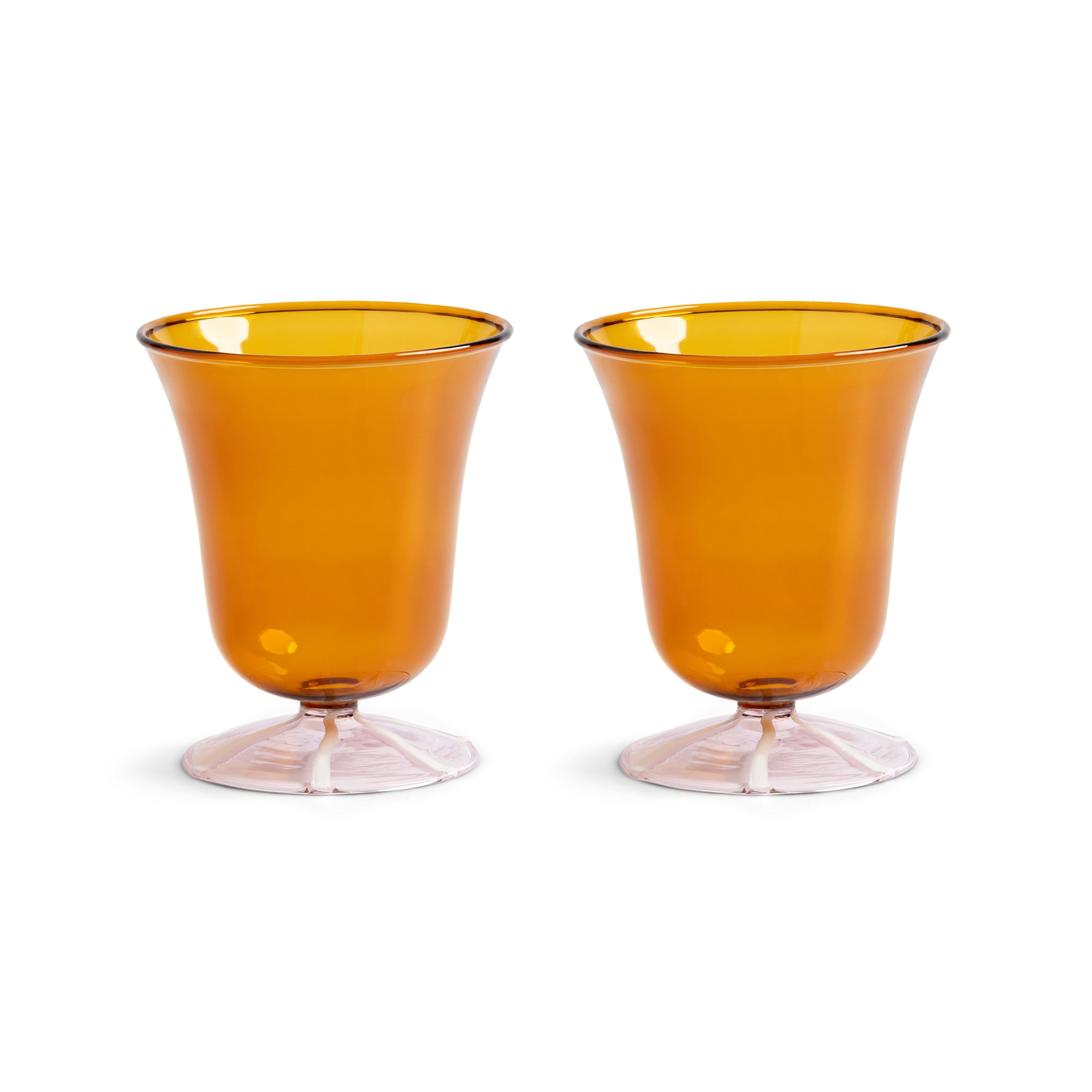 &amp;klevering - Eve Trinkglas | amber