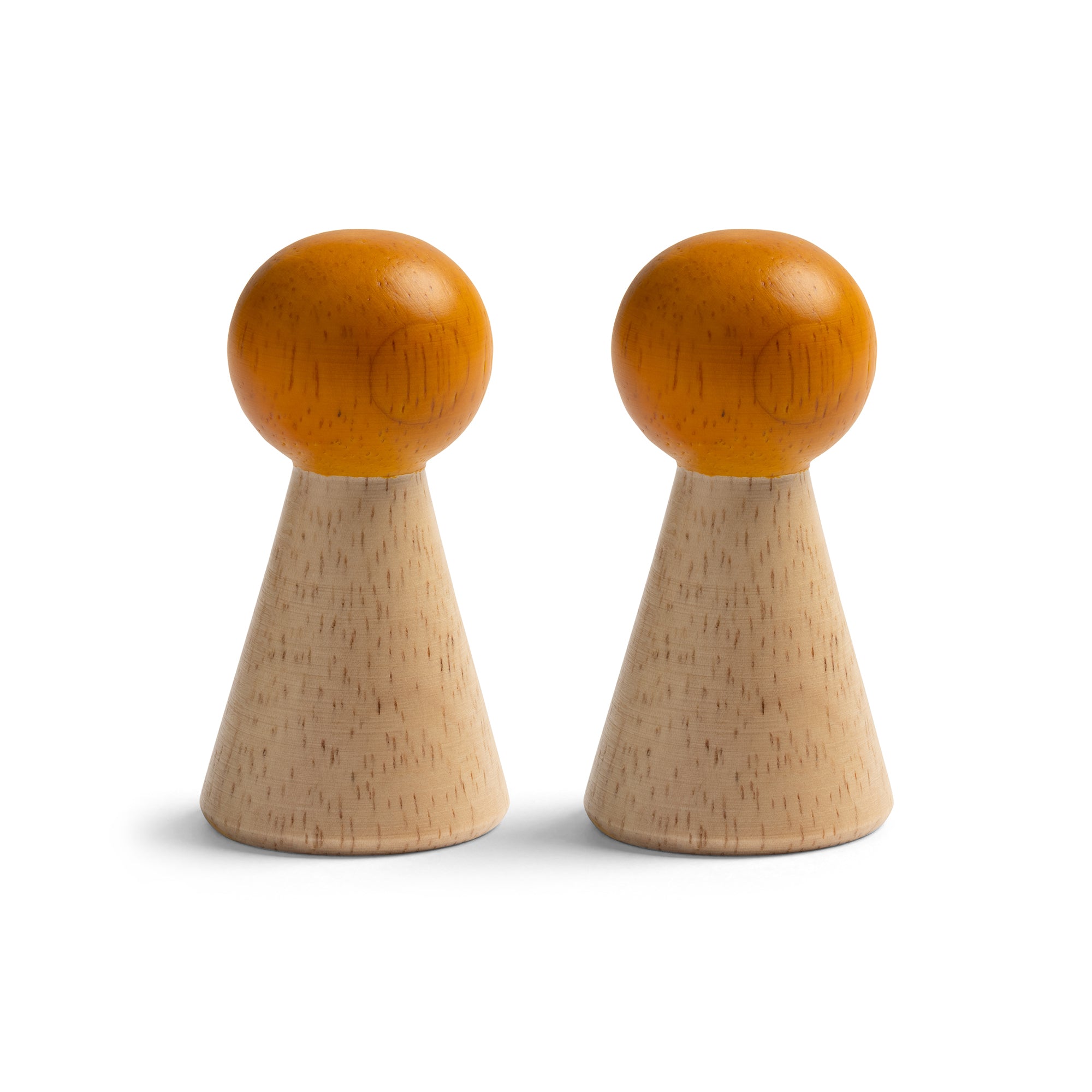 &amp;klevering - Halma Garderobenhaken | oak/orange