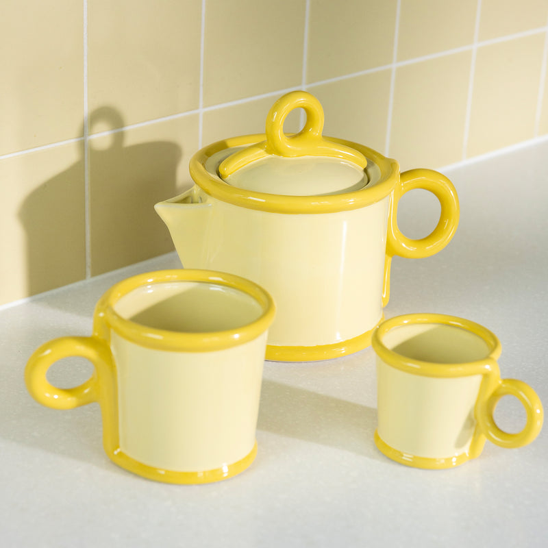 &amp;klevering - Loop Becher mit Henkel 100 ml