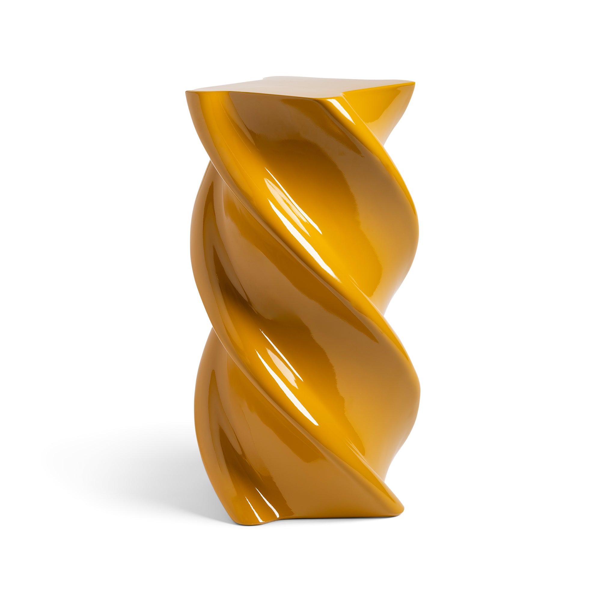 &amp;klevering - Marshmallow Beistelltisch | 54 x Ø 29,5 cm / ocker