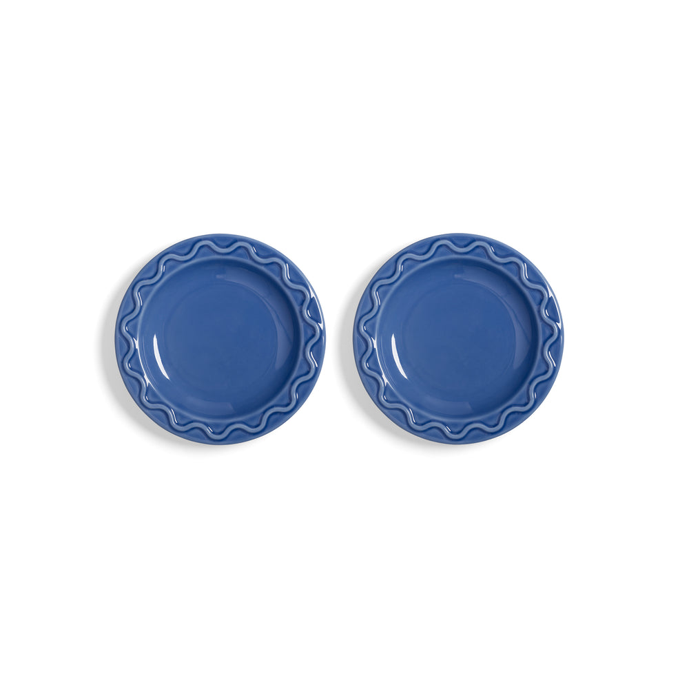 &amp;klevering - Mochi Teller | Ø 17 cm / blau