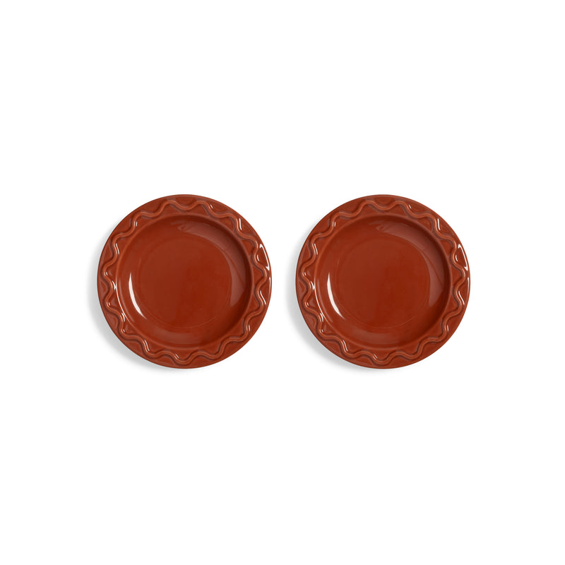 &amp;klevering - Mochi Teller | Ø 17 cm / terra
