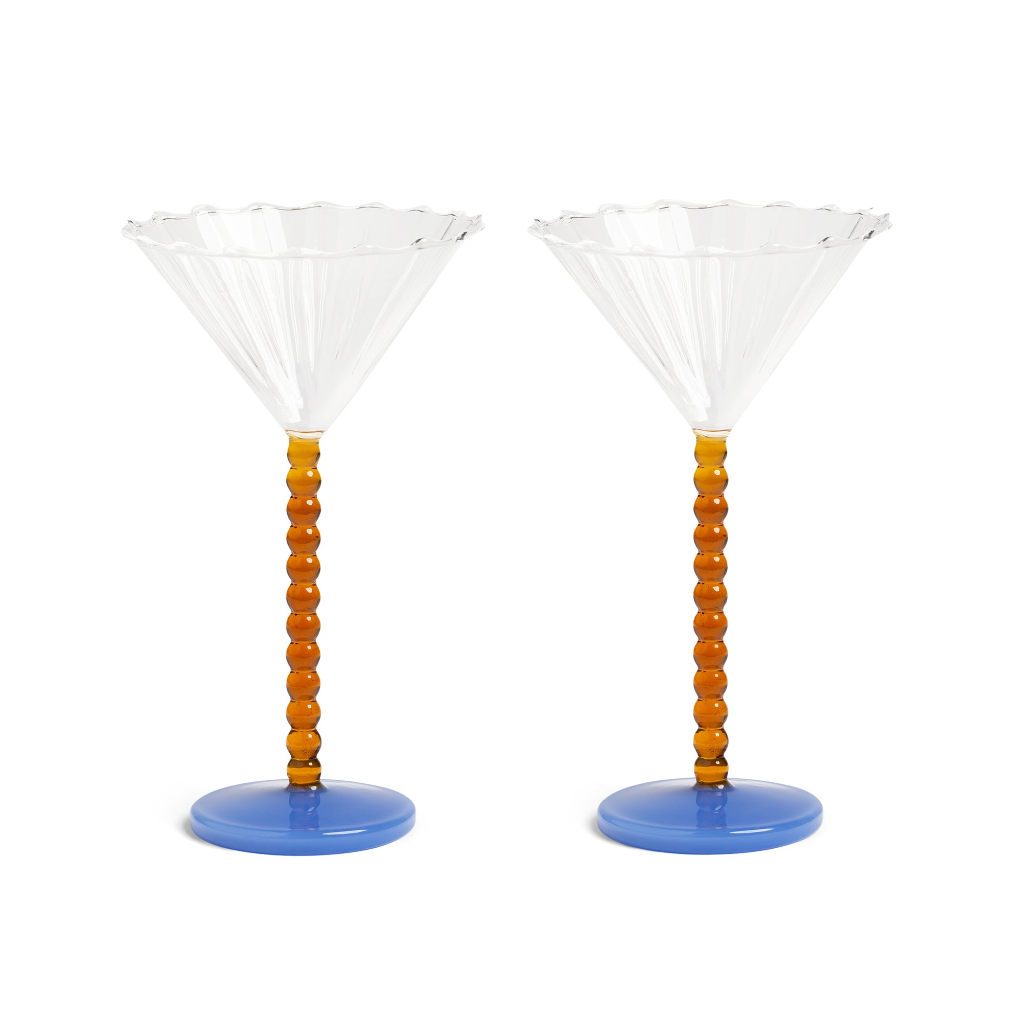 &amp;klevering - Coupe Perle Cocktailglas | caramel