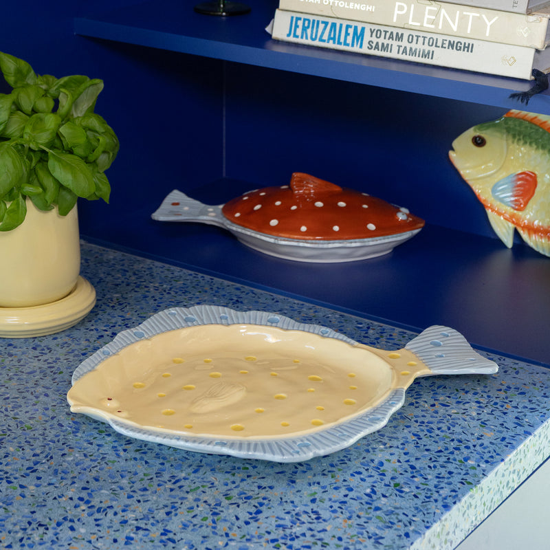 &amp;klevering - Plaice Servierplatte