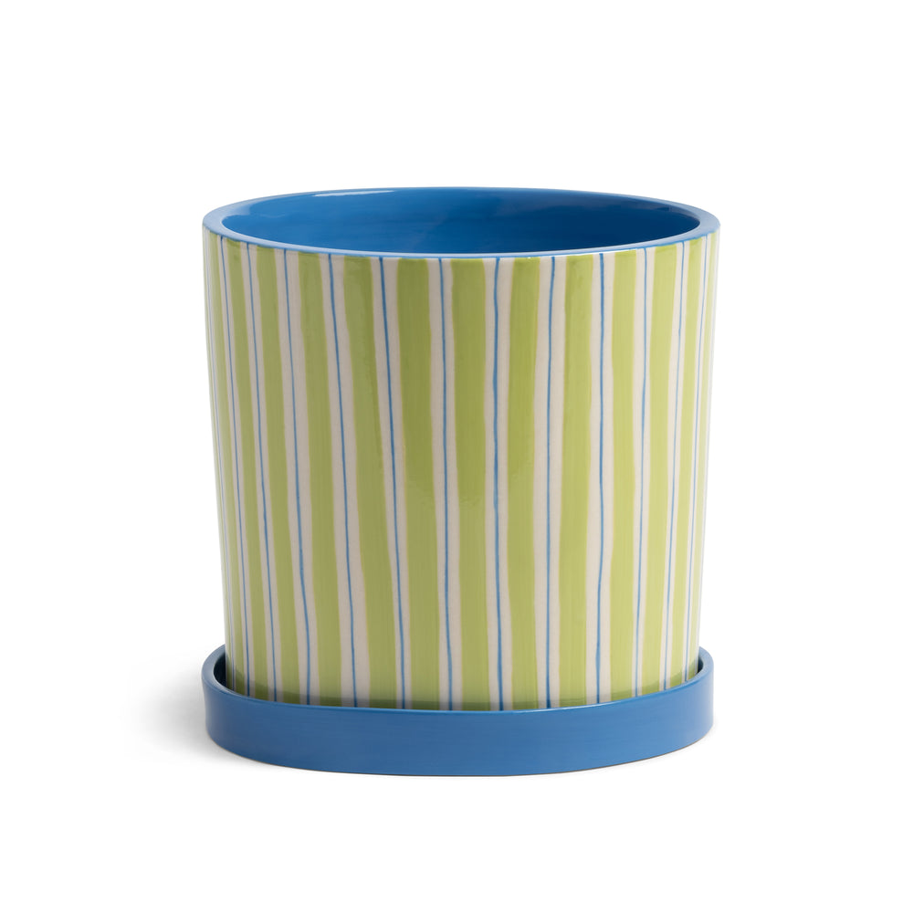 &amp;klevering - Ray Blumentopf | green/blue/white