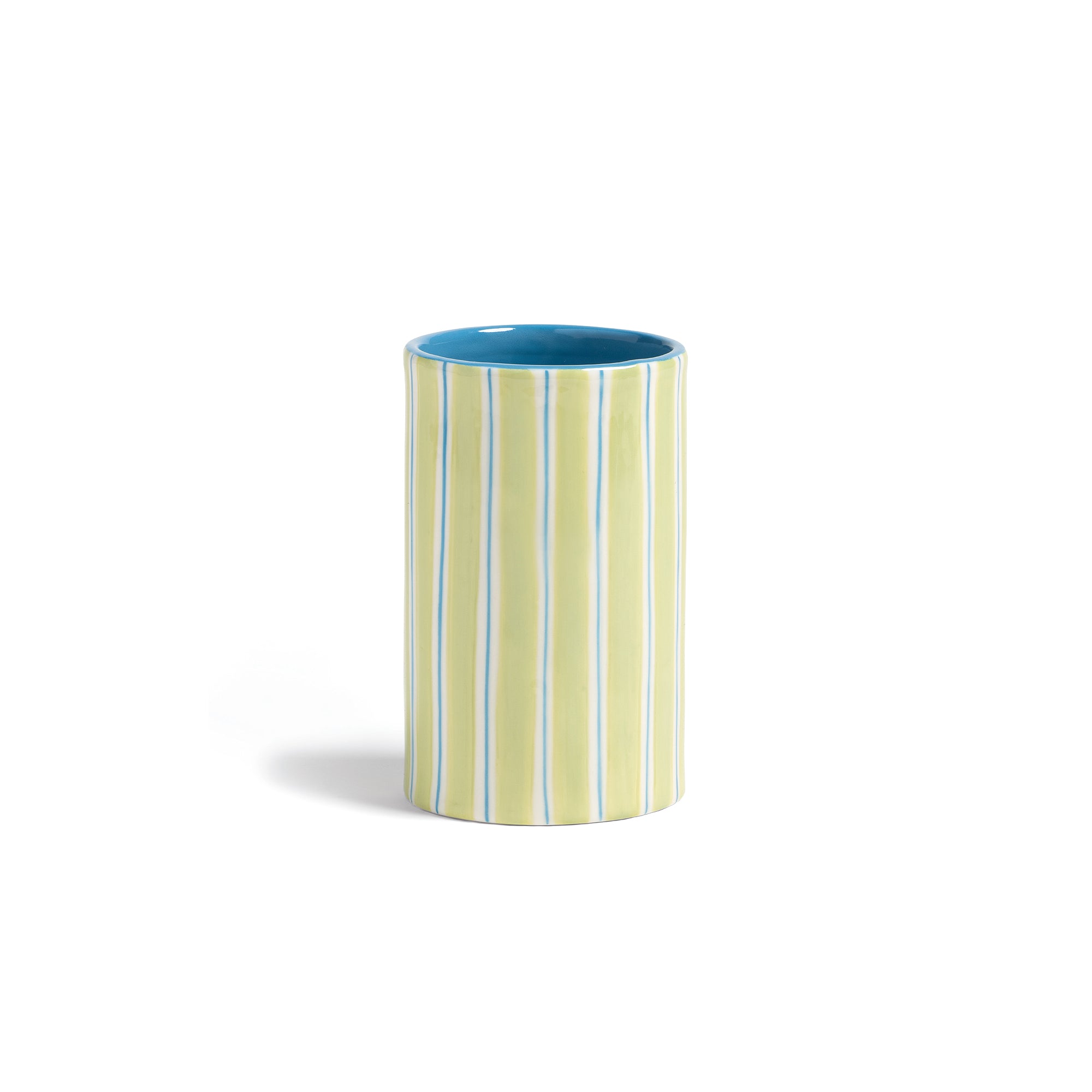 &amp;klevering - Ray Vase | 12,5 x Ø 8 cm / grün