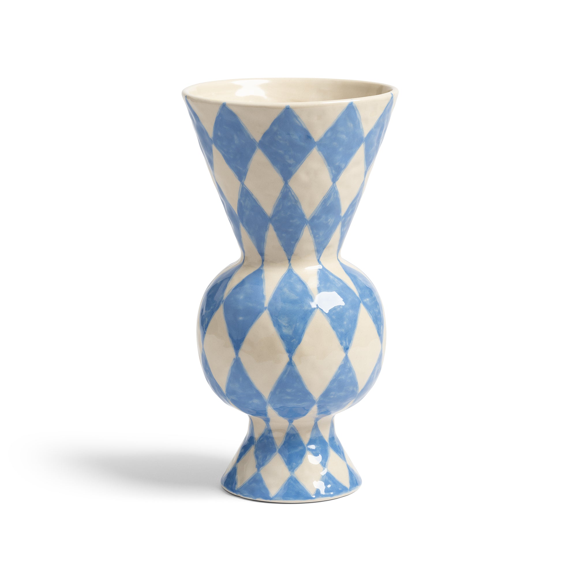 &amp;klevering - Rhombic Vase | blau