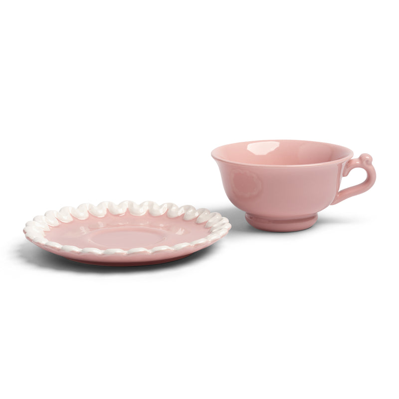 &amp;klevering - Whip Tasse mit Untertasse