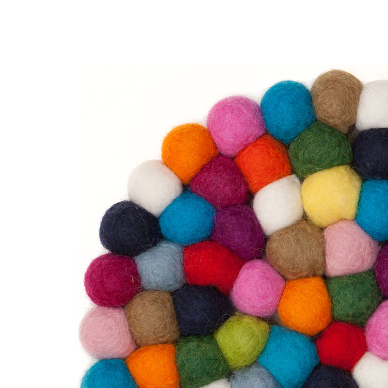 myfelt - Lotte Filzkugelteppich rund