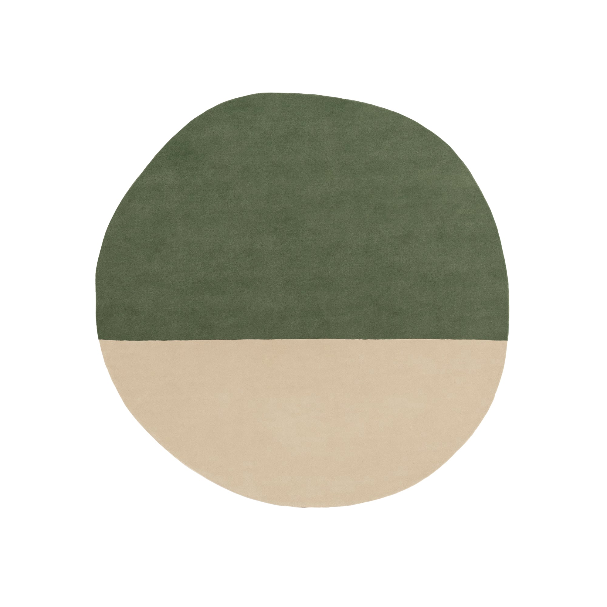 nanimarquina - Pearl Wollteppich | 150 x 148 cm / green