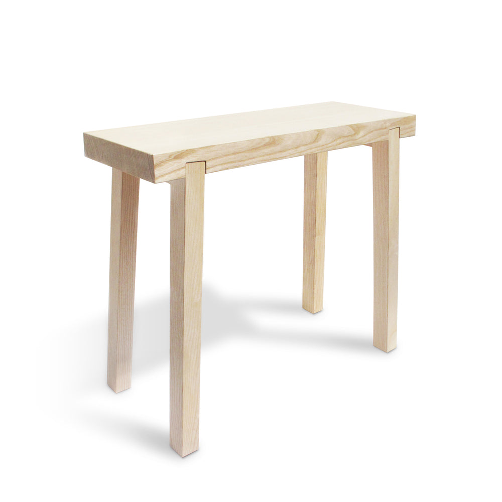 side by side - HockerBank | Esche natur / 52 x 45 cm