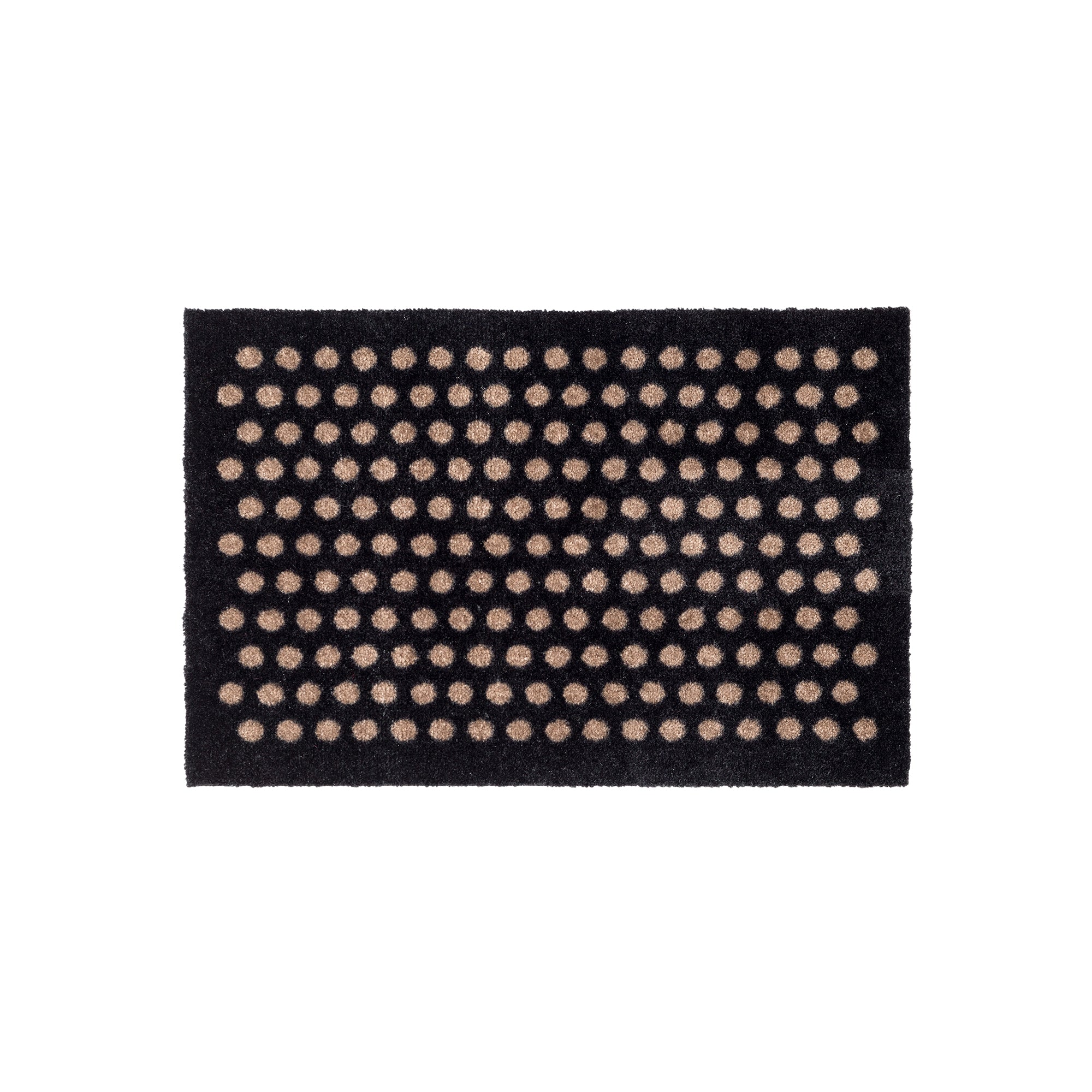 tica copenhagen - Dot Fußmatte | 40 x 60 cm / sand/schwarz