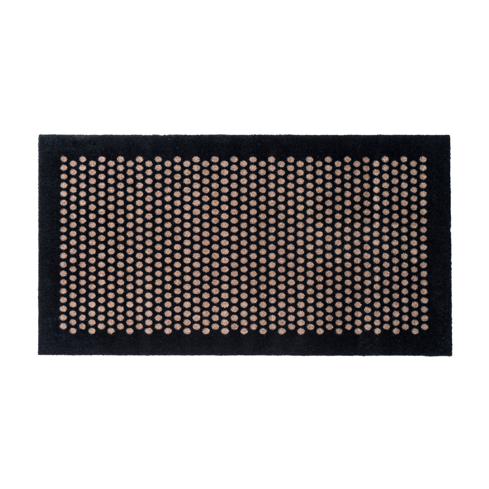 tica copenhagen - Dot Fußmatte | 67 x 120 cm / sand/schwarz