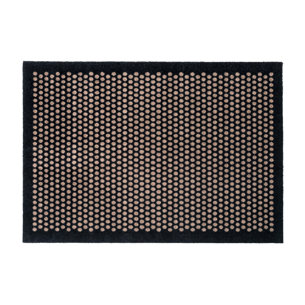tica copenhagen - Dot Fußmatte | 90 x 130 cm / sand/schwarz