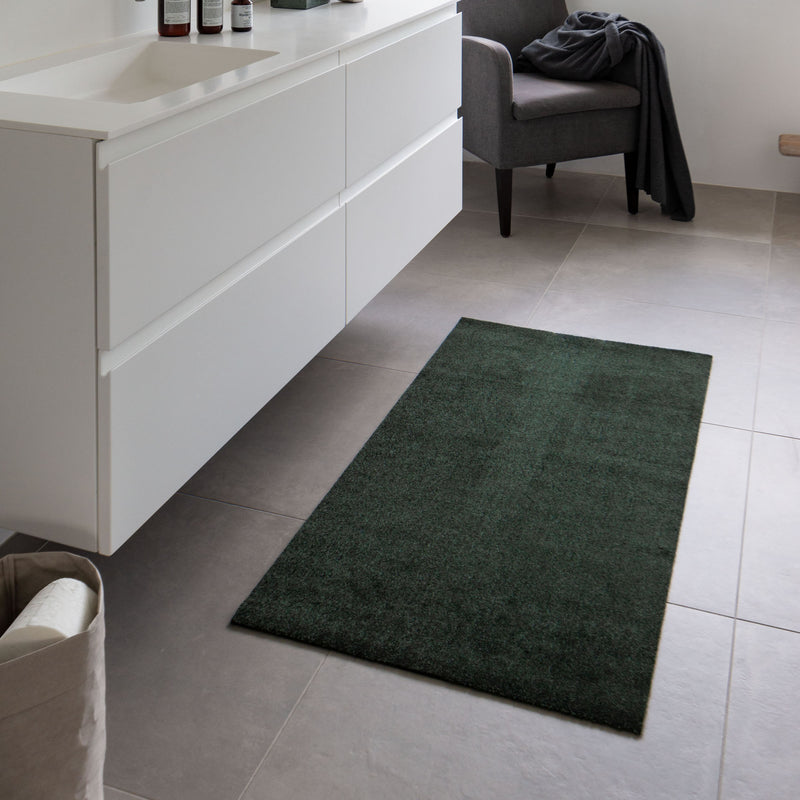 tica copenhagen - Fußmatte Unicolor | 67 x 120 cm / dunkelgrün