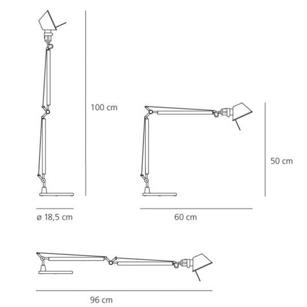Artemide - Tolomeo Midi LED Schreibtischleuchte