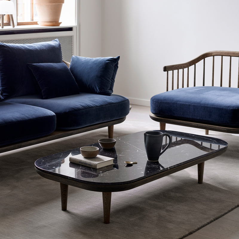 &amp;Tradition - Fly Couchtisch | 120 x 60 cm / Marmor Nero Marquina
